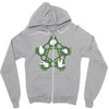 rock paper scissors lizard spock Zipper Hoodie