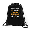 dental assistant halloween Drawstring Bags