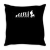 evolution  j&auml;ger jagen jagd jaeger flinte apportieren wald schie&szlig;en Throw Pillow