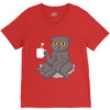 catffeinated V-Neck Tee