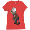plant vs zombie Ladies Fitted T-Shirt