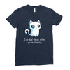 bad kitty Ladies Fitted T-Shirt