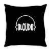 bargain loud records Throw Pillow