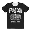 I Love You Grandpa All Over Women's T-shirt