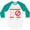 say no to civil war 3/4 Sleeve Shirt