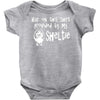 sheltie hair Baby Onesie