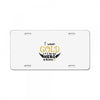 I Wear Gold For My Hero In Haven License Plate