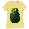 pocket raptor Ladies Fitted T-Shirt