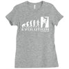 climbing ape to evolution climb indoor outdoor Ladies Fitted T-Shirt