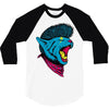 cat punk 3/4 Sleeve Shirt