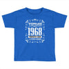 vintage made in 1968 perfectly aged a living legend Toddler T-shirt