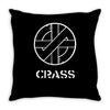 crass anarcho punk rock Throw Pillow