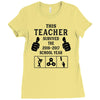 This Teacher Survived The 2016 2017 School Year Ladies Fitted T-Shirt