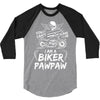 You Cant Scare Me I am Biker Pawpaw 3/4 Sleeve Shirt