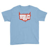 behind beard is a handsome man Youth Tee