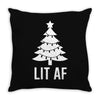 lit af Throw Pillow