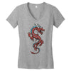 chinese dragon Women's V-Neck T-Shirt