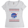 santa christmas Women's Triblend Scoop T-shirt