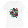 peacock Ladies Fitted T-Shirt