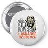 This Girl Loves Her Labrador Retriever Pin-back button