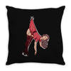 pin up girl Throw Pillow