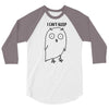 i can't sleep 3/4 Sleeve Shirt