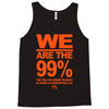 we are the 99% t shirt occupy wall street anti corporate greed black Tank Top