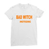 bad witch Ladies Fitted T-Shirt