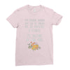 ice cream or a felony Ladies Fitted T-Shirt