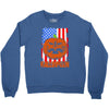 halloween american flag halloween american flag Crewneck Sweatshirt