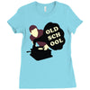 old school dj Ladies Fitted T-Shirt