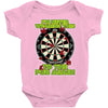 funny darts i'm never wearing, ideal gift or birthday present. Baby Bodysuit
