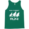 run forest run white color Tank Top
