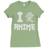 anime Ladies Fitted T-Shirt