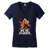 we be clubbin' Women's V-Neck T-Shirt