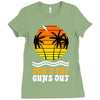 suns out guns out suns Ladies Fitted T-Shirt