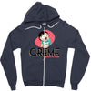 creme fraiche Zipper Hoodie