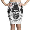 lumberjack skull Pencil Skirts