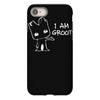 i am groot' guardians of the galaxy movie funny baby groot iPhone 8 Case