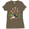 alpha battle Ladies Fitted T-Shirt