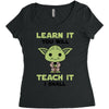 Learn it You Will Teach it i Shall Women's Triblend Scoop T-shirt