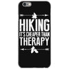 hiking it's cheaper than therapy iPhone 6/6s Case