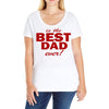 is the best dad ever Ladies Curvy T-Shirt