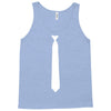 skinny white tie Tank Top