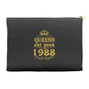 queens are born in 1988 Accessory Pouches