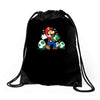 mario alien (2) Drawstring Bags
