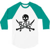 pi rate pirate 3/4 Sleeve Shirt
