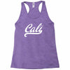 cali black logo Racerback Tank