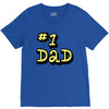 new dad number one 1 dad V-Neck Tee