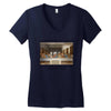 Leonardo Da Vinci L Ultima Cena Women's V-Neck T-Shirt